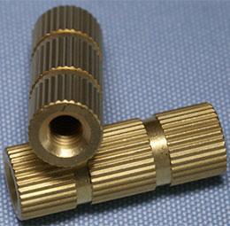 plastic injection brass nut